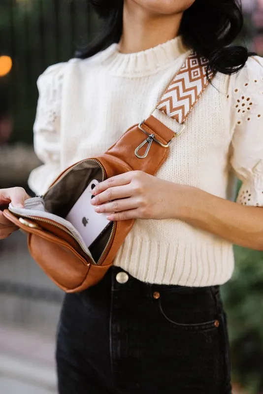 TEEK - SUTTON WOVEN STRAP SLING BAG