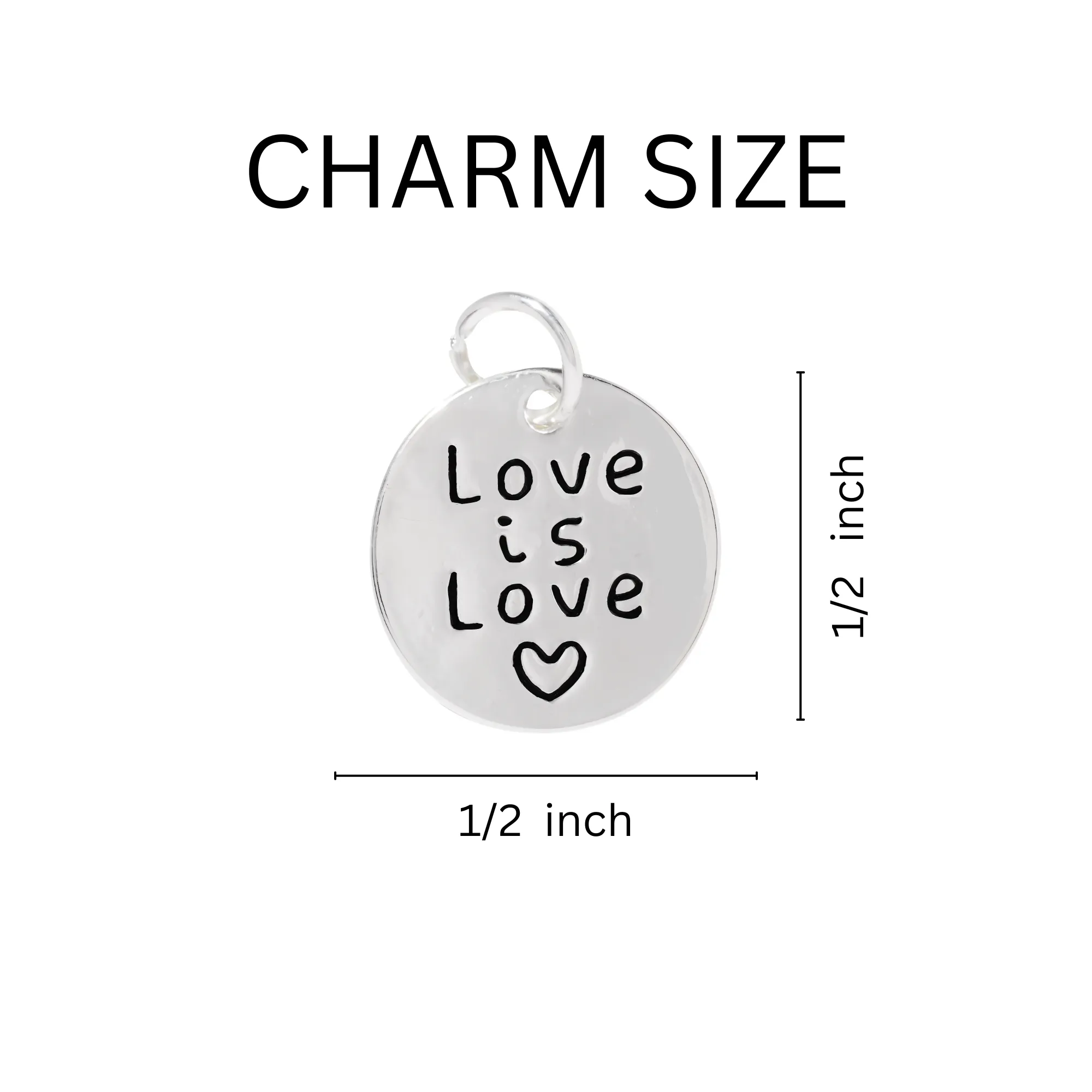 Transgender Love Is Love Retractable Charm Bracelets