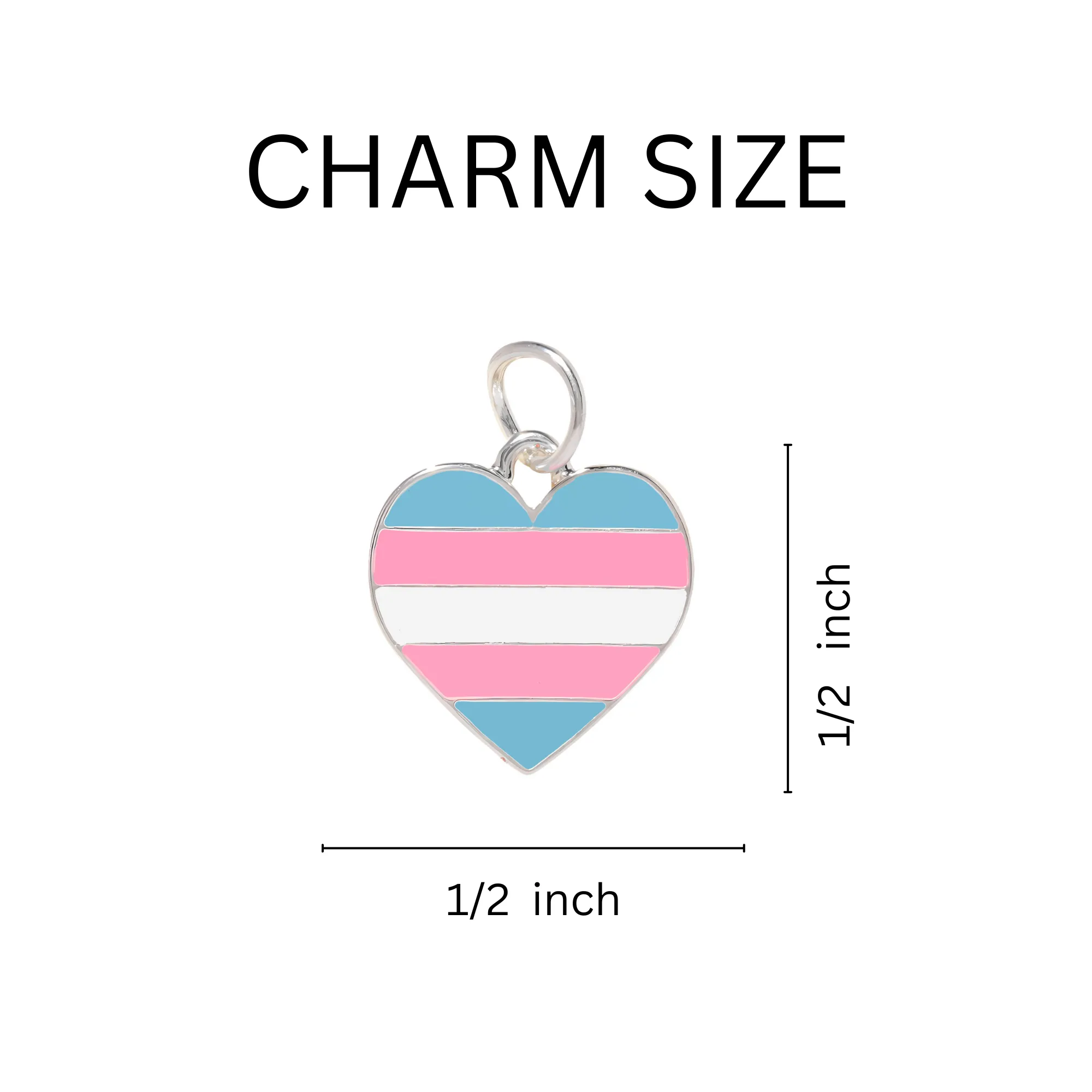 Transgender Love Is Love Retractable Charm Bracelets