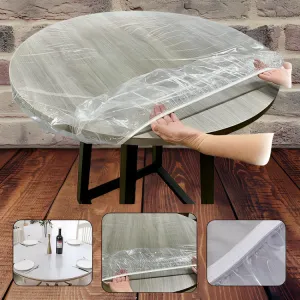 Transparent PVC Waterproof Long Life Protective Table Cover