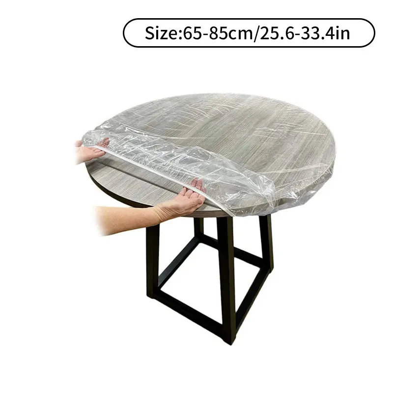 Transparent PVC Waterproof Long Life Protective Table Cover