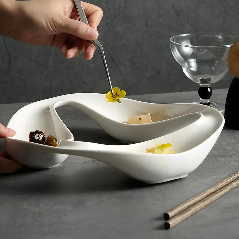 Tri-Swirl Fusion Serving Bowl