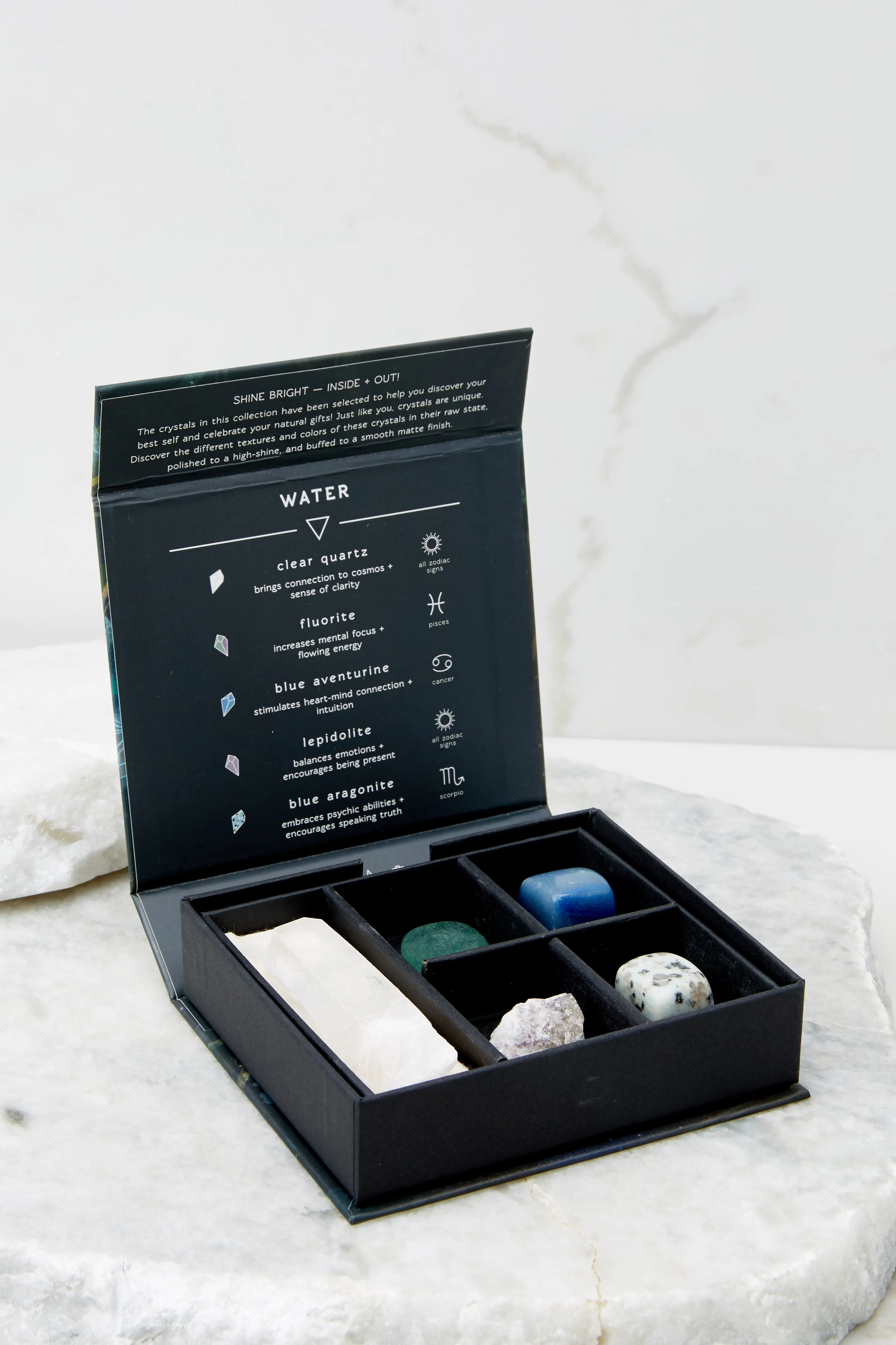 Water Zodiac Crystal Collection