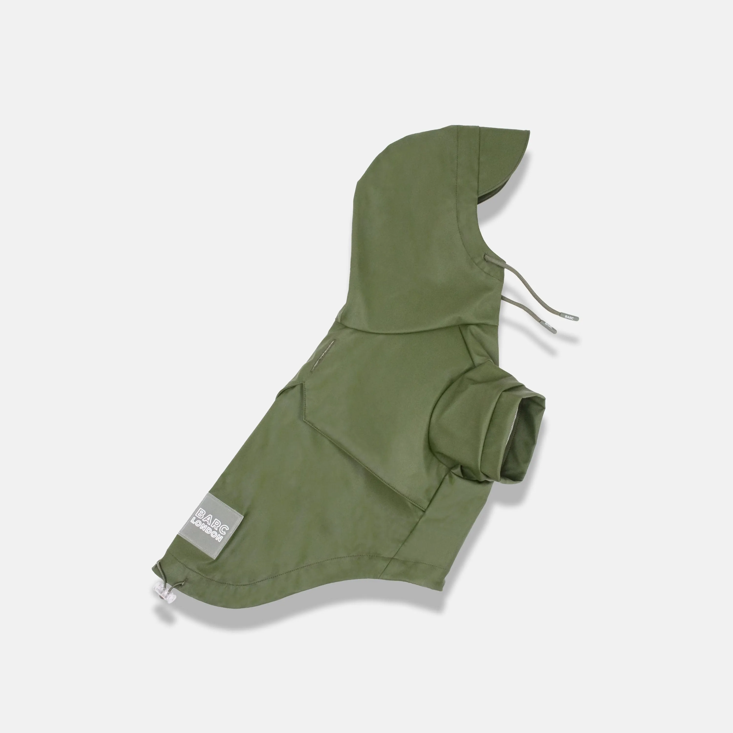 Waterproof Recycled PU Dog Raincoat | Green