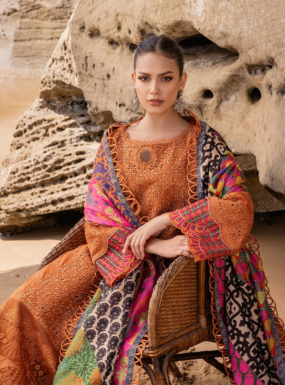 Zainab Chottani Chikankari Luxury Lawn Collection 2024 – Naysa - 4A