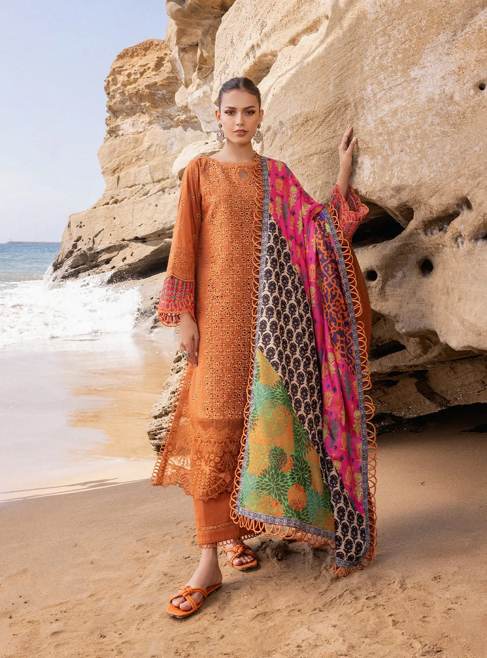 Zainab Chottani Chikankari Luxury Lawn Collection 2024 – Naysa - 4A