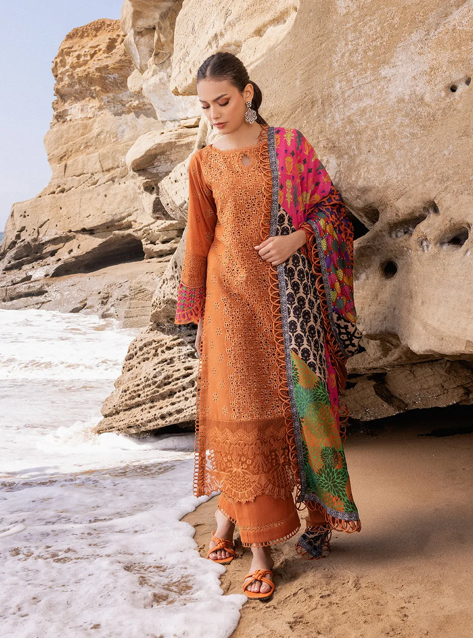 Zainab Chottani Chikankari Luxury Lawn Collection 2024 – Naysa - 4A