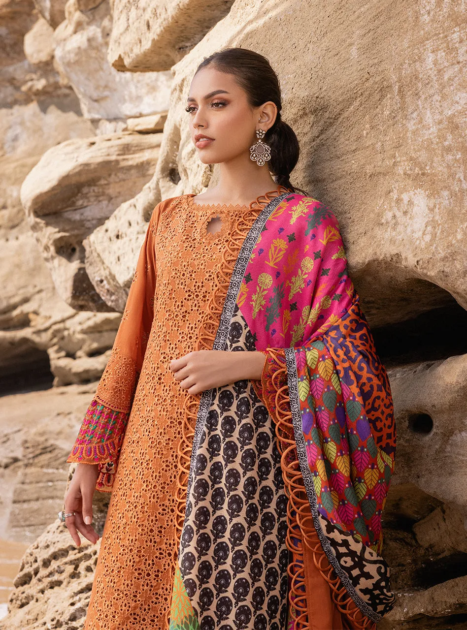 Zainab Chottani Chikankari Luxury Lawn Collection 2024 – Naysa - 4A