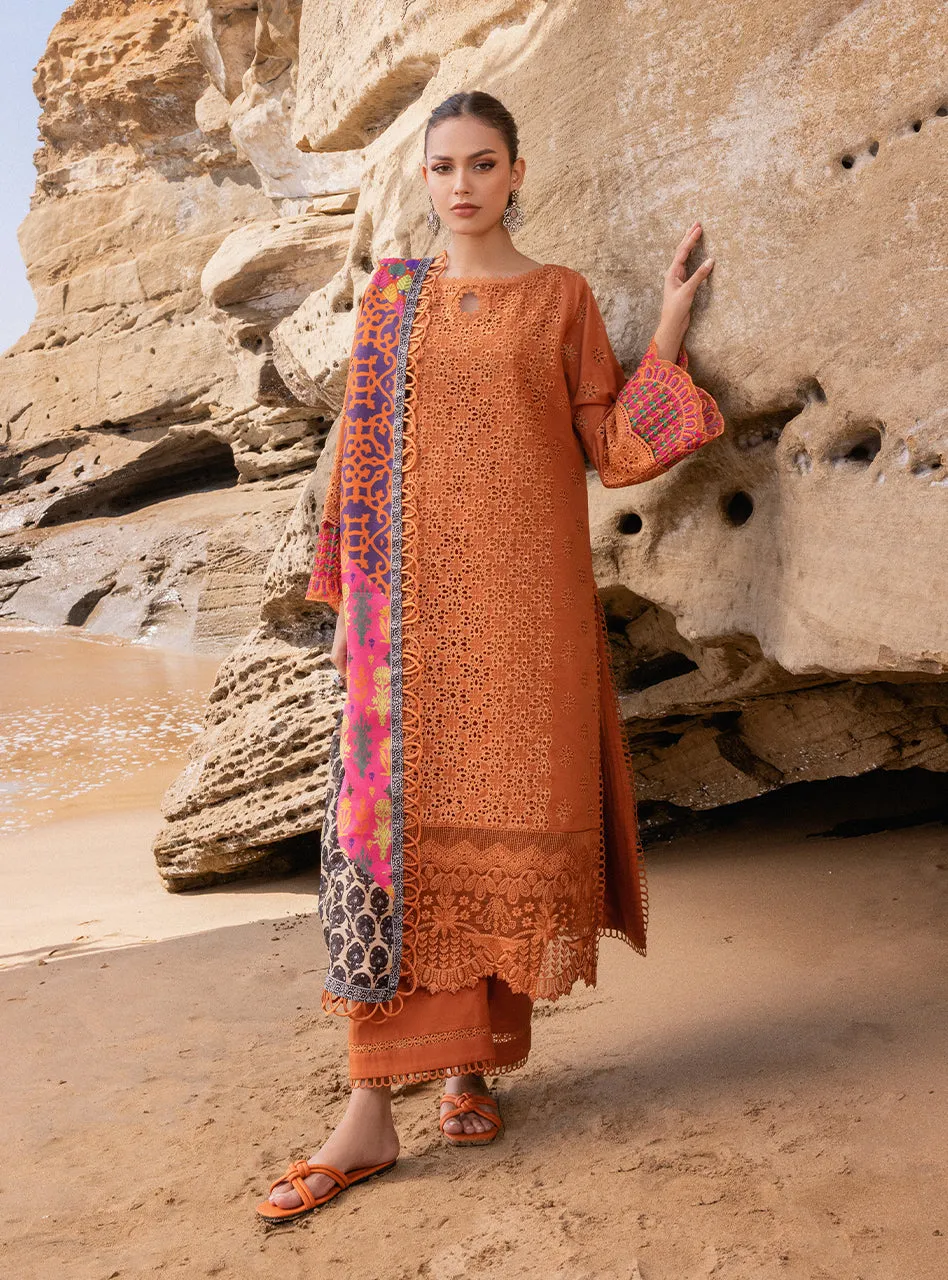 Zainab Chottani Chikankari Luxury Lawn Collection 2024 – Naysa - 4A