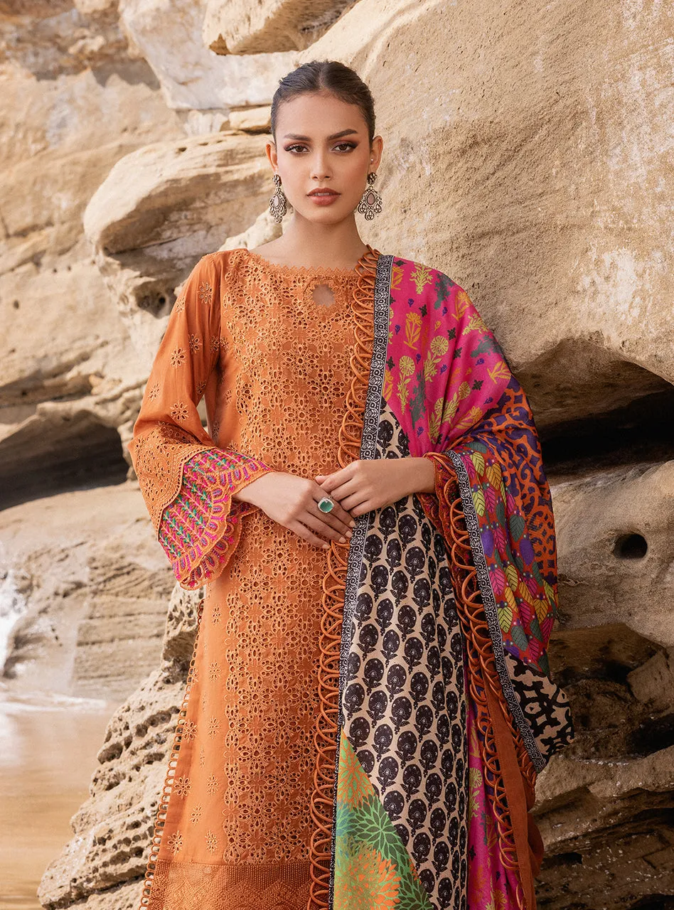 Zainab Chottani Chikankari Luxury Lawn Collection 2024 – Naysa - 4A