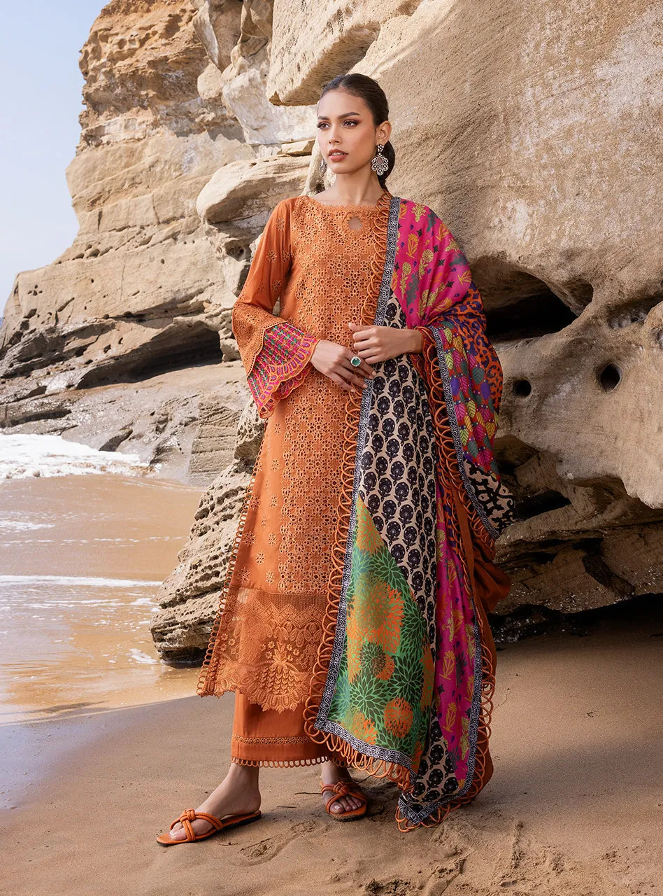 Zainab Chottani Chikankari Luxury Lawn Collection 2024 – Naysa - 4A